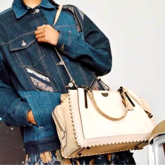 Coach Handbags - Gorgeous!! COACH Dreamer Colorblock Whipstitch Leather Suede Crossbody Satchel